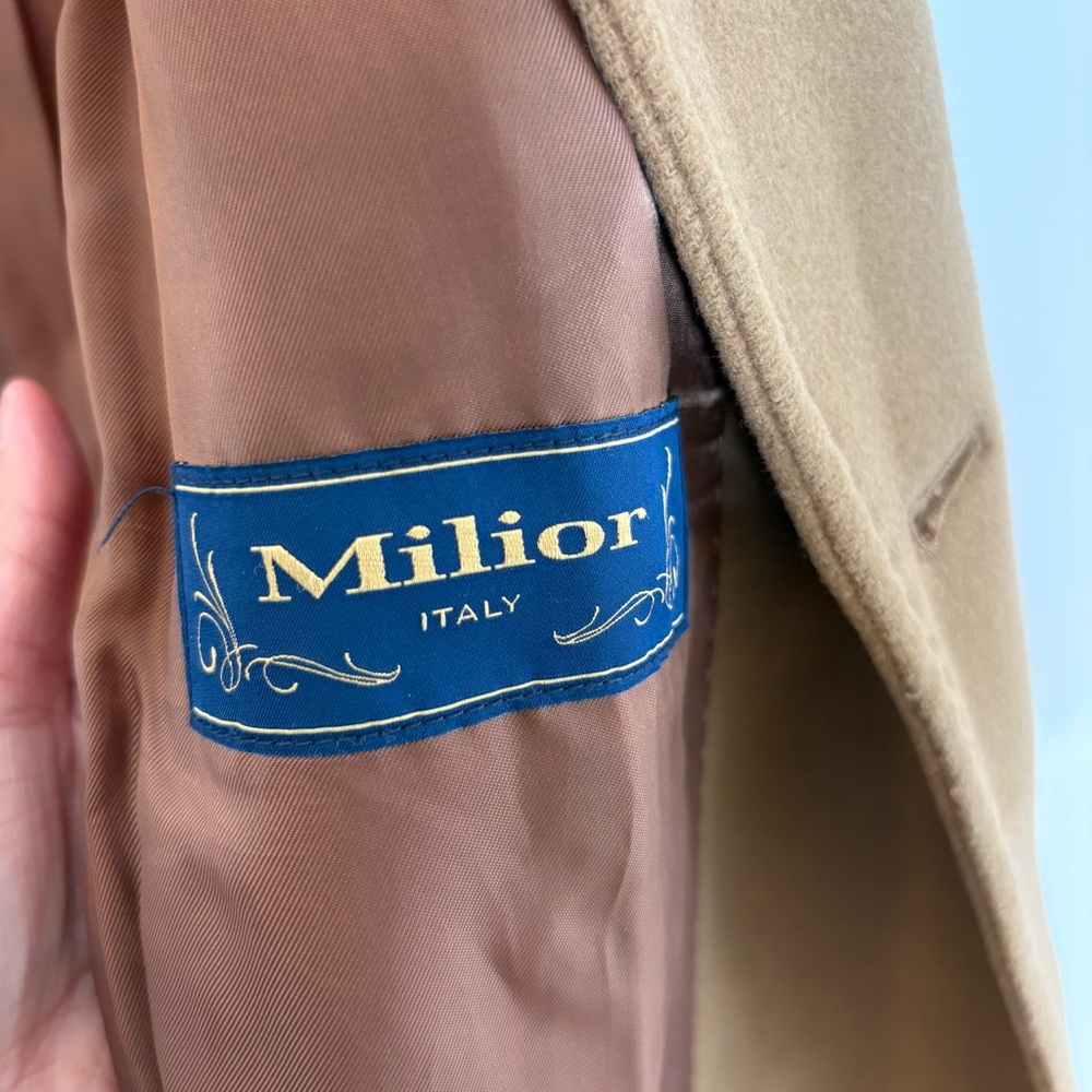 Aritzia Babaton Stedman Single Breasted Italian Virgin Wool Coat Saville Camel - Picture 6 of 7